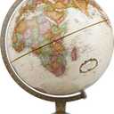 Replogle Globes Franklin World Globe, Antique Ocean, 12-Inch Diameter,Over 4,000 Place Names (Off-white)