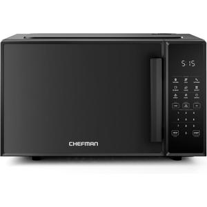 Countertop Microwave Oven 0.9 Cu. Ft., 900 Watts with 10 Power Levels, 6 Cooking Presets with One-Touch Express Cook, Eco Mode, Child Safety Lock, & Mute Button - Black