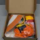 nicedepot Halloween Toss Game Trunk or Treat Car Decorations Kit, Construction Trunk or Treat Decorations with Bean Bags Toss Banner for SUV Car Archway Garage Door Party Decorations