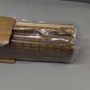 Cordless Bamboo Roman Shades for Windows, Blinds Size (31.5" W 64" H) Colour (Highfield Teak)