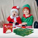 Santa Baby Shower Decorations Napkins, 40Pcs Red and Green Christmas Shower Paper Napkins for Xmas Winter Holiday Baby Shower Party Supplies