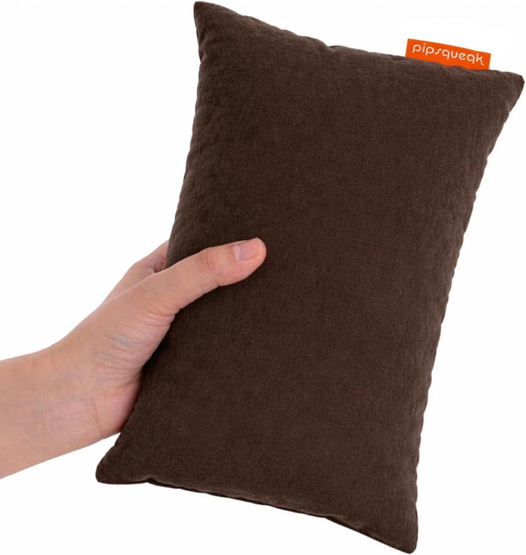 Pipsqueak Microfiber Pillow - Small, Mini, Tiny - 11 x 7 in - Perfect for Travel, Cars, Airplanes, Camping, Dogs, Toddlers, Kids, Lumbar, Knees and Neck - Ages 2 Yrs and Up