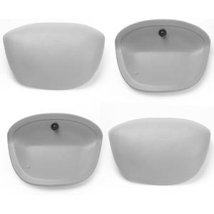 IWIWE 6472-970 680 Reverse Wrap Around Gray Hot Tub Pillow Replacement for Jacuzzi/Sundance 680 Series Spas 2007-2017 Replace 6455-474 6472-970(4 Pack)