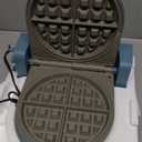 Bella Flip-n-Store Waffle Maker, Ever Good Ceramic Nonstick Coating, Fits-anywhere Kitchenware, Power Indicator Light & Touch Handle, 7 Wide & 1" Deep Plates, 1000 Watt, Surf