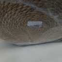 8pc Round Storage Baskets, Handwoven Natural Reed Grass, Structured