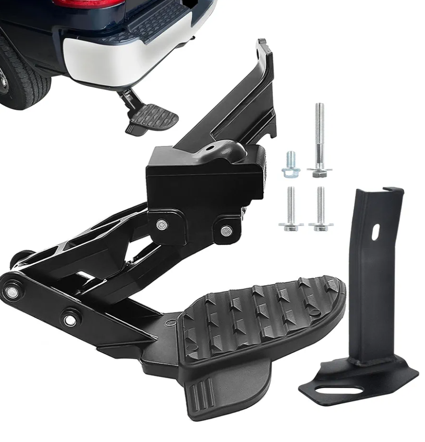 ASOPARTS Rear Bed Step Compatible with 2019 2020 2021 2022 2023 2024 Dodge Ram 2500 3500 Retractable Bumper Tailgate Step # 82215842AE 82215842AC 82215842AD 82215842AH