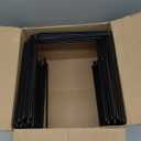 Mimorou 10 Pcs Black Metal Pizza Stand Pizza Rack Serving Tray Holder Tabletop Food Platter Tray Display Rack for Buffet Restaurant Home 9" L x 8" W x 6.5" H