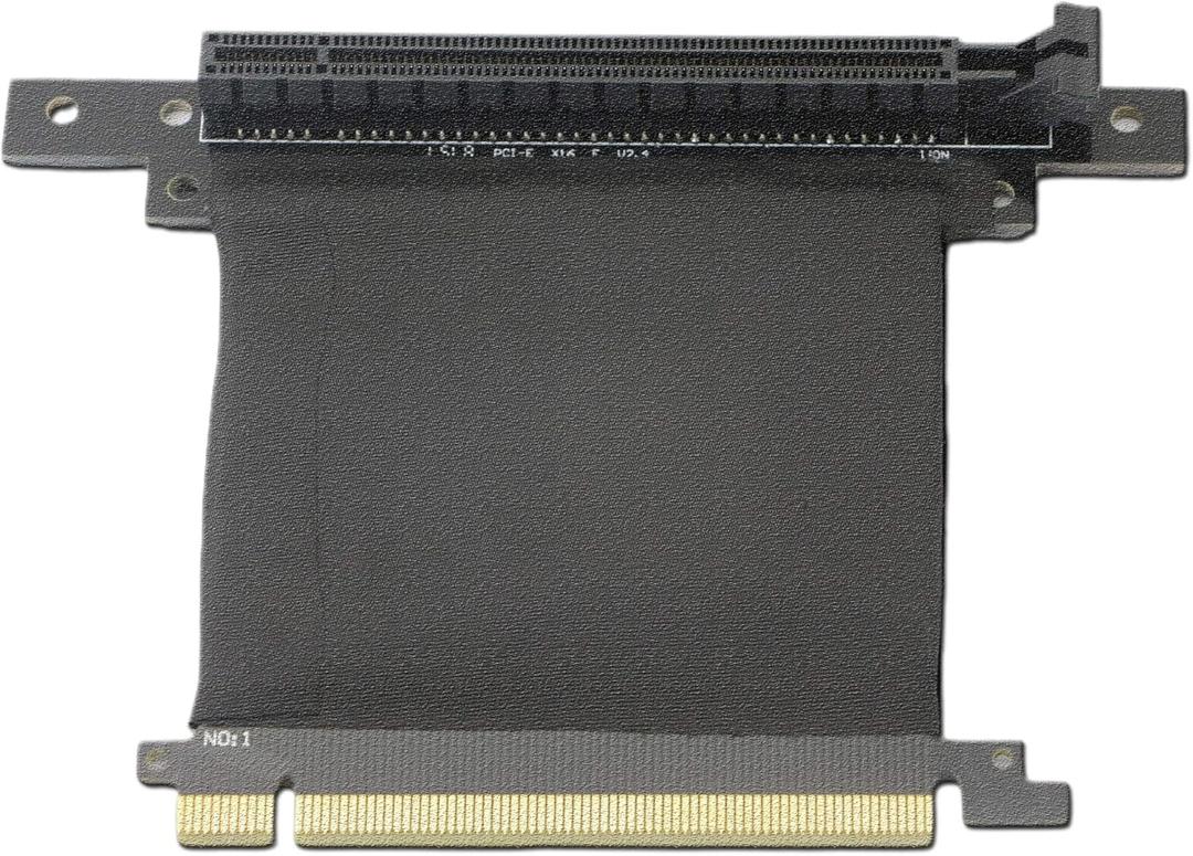 Pci-E 16x Riser Card,PCI Express 3.0 16X Extension Cable 90 Degree High Speed Riser Card -70mm
