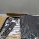 YKDIRECT 100L Large Laundry Hampers with Lid, Oxford Fabric Laundry Hampers Clothes Hampers, Metal Frame and Removable Bag Design with Wheels, Suitable for Bedroom, Bathroom (100L Black&Lid, 100L)