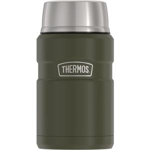 THERMOS Stainless King Vacuum-Insulated Food Jar, 24 Ounce, Army Green
