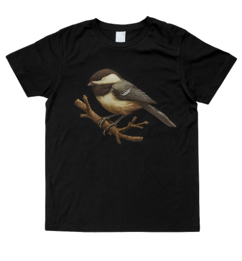 Loggerhead Shrike Shirt Bird Watcher Song Bird Butcherbird T-Shirt XXL, Black