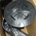 Large Espresso Knock Box for Coffee Grounds with 50 Garbage Bags and Towel