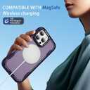 Korecase Magnetic for iPhone 16 Pro Case 6.3" [Compatible with Magsafe] Military-Grade Drop Proof Double Protection Bumper Phone Case Cover for iPhone 16Pro Frosted Purple