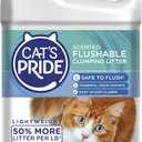 Cat's Pride Lightweight Clumping Litter: Flushable - Powerful Odor Control - Scented, 10 Pounds