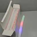 Super Z Outlet Upgraded Light up Foam Sticks, 3 Modes Colorful Flashing LED Strobe Stick for Party, Concert and Event (12)