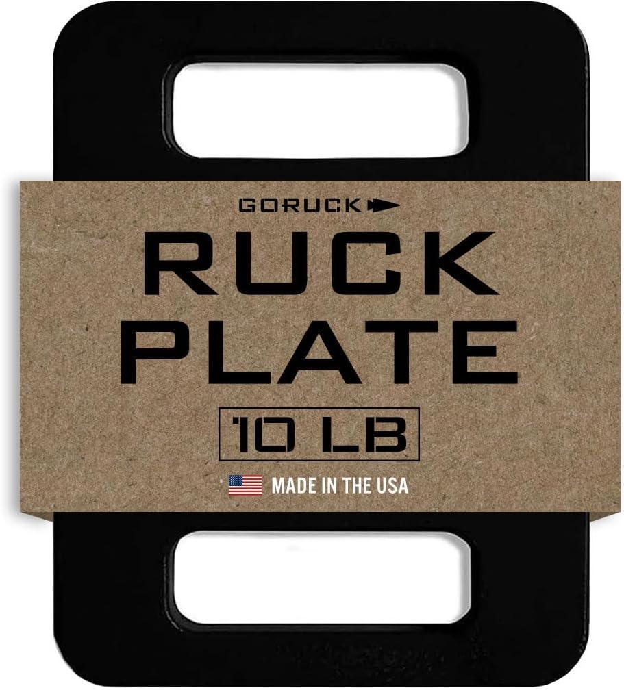GORUCK Ruck Plate USA Made Weight for Rucking, Strength & Fitness, Fits with Rucker & Ruck Plate Carrier 10LB, 20LB, 30LB, 45LB