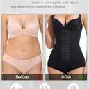Shapewear Tummy Control Waist Cincher Breathable Corset Shapewear for Women Shaping Girdles for Waist and Abdomen (Black, XL)