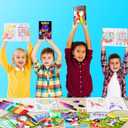 BenLouis 12 Christian Mini Coloring Books Kids with 12 Stacking Crayons Bible Verse Religious Party Favors Small Activity Books Bulk for Kids Sunday School Christmas Party Gift Goodie Bag Stuffers