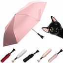 Handpainted Artisan Foldable Umbrella – Animal Lovers – Traditional Enamel Figurine – Fashion Umbrella – Unique Gift Idea – Compact & Windproof – Advanced UV Protection