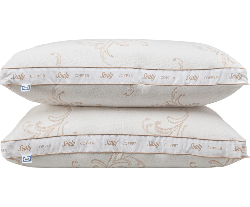Sealy® Copper Rest Bed Pillow 18x25 inch, 1 Pcs