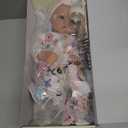 BABESIDE 18-Inch Reborn Baby Doll Girl – Realistic Lifelike Bebe Reborn de Silicona with Bunny Outfit, Magnetic Pacifier, Bottle, Diaper & Birth Certificate, Real Life Baby Dolls Gift for Kids