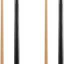 HMQQ Pool Cue Sticks  42"/48"/58" Billiard Cues with 13mm Leather Tip  17oz/18oz Standard or 20oz Heavy  Set of 2 or 4  Durable 2-Piece Pool Sticks for Beginners, Adults, Home & Bar