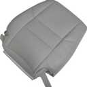 NLQR Gray Microfiber Leather Driver Side Backrest Seat Cover Compatible with Toyota Tundra Sequoia 2000 2001 2002 2003 2004