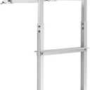 VEVOR Removable Dock Ladder 3 Steps, 500lbs Load Capacity, Aluminum Swim Ladders, Pontoon Boat Ladder with Rubber Mat for Lake, Marine Boarding, Pool
