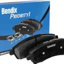 Bendix Priority1 CFC1295 Ceramic Front Brake Pads for Hyundai Sonata 2015, Tucson 2017-2010, Kia Cadenza 2016-2014, Rondo 2012-2007, Soul EV 2017-2015, Sportage 2016-2011