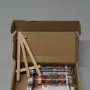 Small Jigsaw Puzzles for Adults 150 Pieces Vintage Painting Mini Jigsaw Puzzles Challenging 6 x 4 Inches, 3 Pcs,Mini Easel Included