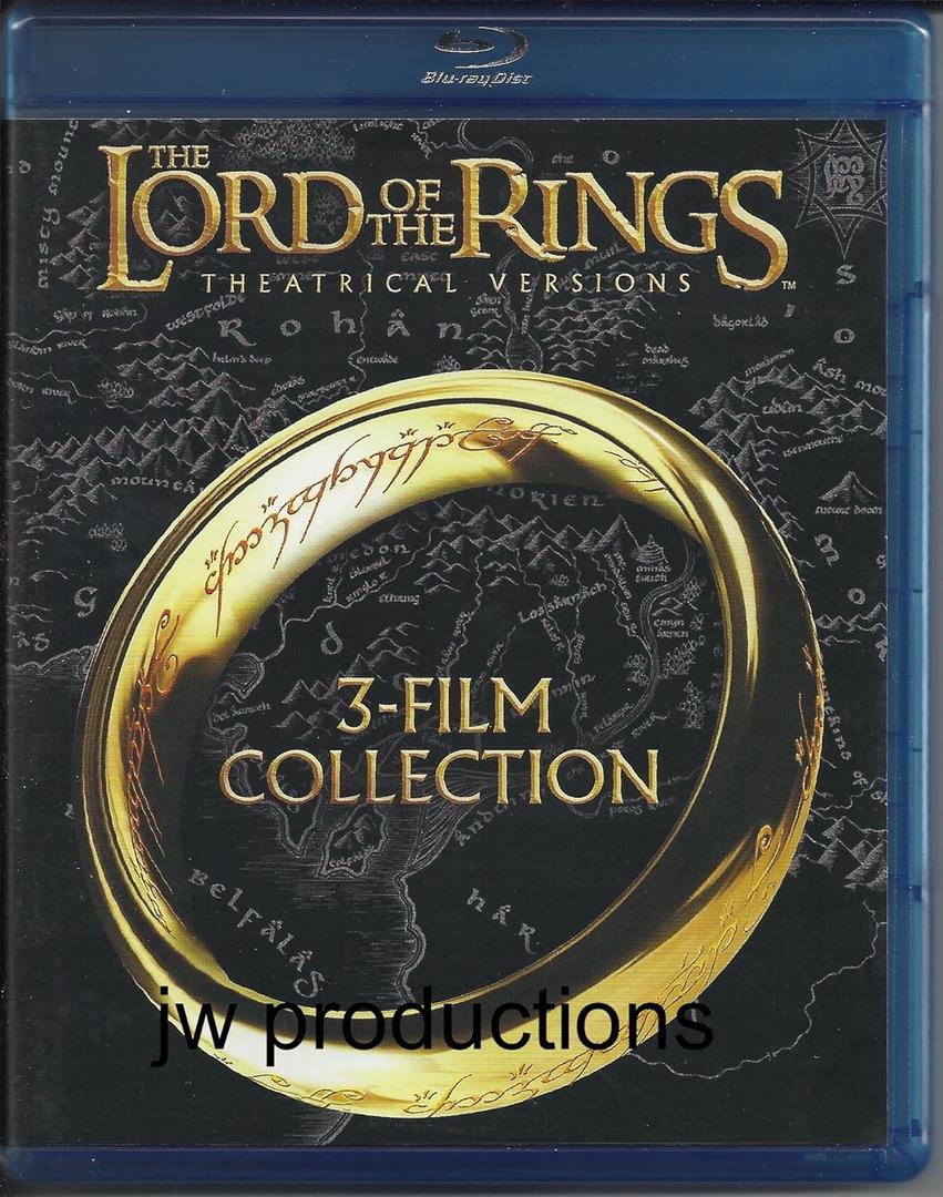 The Lord of the Rings: 3 Film Collection (The Fellowship of the Ring, The Two Towers, Return of the King), Blu-Ray