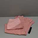 Yousify Womens Maternity Pants Soft Ruffle Flowy Lounge Palazzo Pants Pregnancy Wide Leg Trousers (X-Large, Pink)