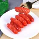 Hemoton Realistic Fake Hot Dog Prop Set 20Pcs Simulated Roasted Sausage Decoration for Food Photography Party Kitchen Display (5.50X1.50X1.50CMx5pcs)