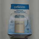 Dr. Brown's Baby Formula Mixing Pitcher with Adjustable Stopper, Locking Lid, & No Drip Spout, 32oz, BPA Free, Blue