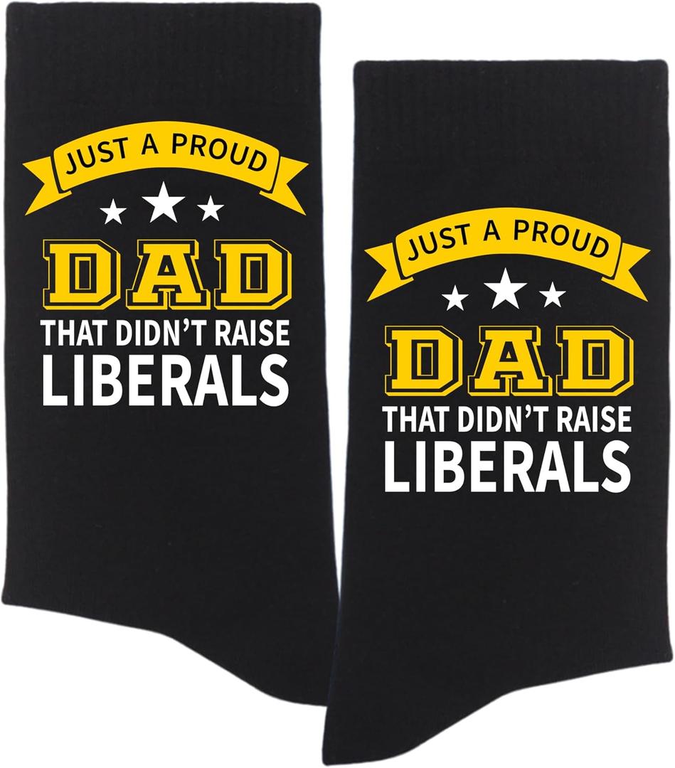 Funny Socks for Men Gift Collection, Novelty Socks for Dad, Husband or Boyfriend (Black)