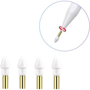 White Replacement Tips for JAMJAKE K10 Stylus Pen (4 Pack)