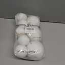 12 Pcs White Christmas Ball Ornaments Boho Decoration Farmhouse Jute Rope Hanging Balls Burlap Burlap Neutral Rustic Ornaments for Xmas Tree Wreath Garland Holiday Fireplace Decoration