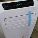 SereneLife Portable Air Conditioner With Heat & Built-in Dehumidifier 10,000 BTU, Portable Heater & AC For Rooms up to 450 Sq Ft - Remote Control & Window Mount Exhaust Kit Included