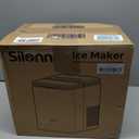 Silonn Ice Maker Countertop, 8 Cubes in 6 Mins, 26.5lbs/24H, Self-Cleaning