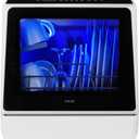 Countertop Dishwasher, 6 Programs Portable Dishwasher with Water Tank
No Hookup Needed, 167 °F High-Temperature Washing, Baby Care & Hot Air Drying Function for Homes, Apartments and RVs