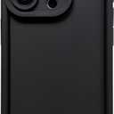 Puxicu Slim Case for iPhone 16 Pro Max, Enhanced Camera Protection, Shockproof Skin-Friendly Touch Soft Case Cover for iPhone 16 Pro Max Phone 6.9 inch, Black