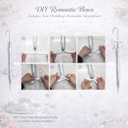 20 Pack Clear Umbrella Bulk, Bulk Umbrellas for Wedding, Transparent POE Auto Open Rain Umbrellas with Stainless Steel Frame, Large Canopy for Wedding Photography & Outdoor Events and Parties