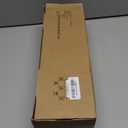 TONIAL1 Inch Double Curtain Rods for Windows 48 to 84 Inches, Heavy Duty Decorative Drapery Rod 32 to 86 Inches with Classic Cap Finial, Black