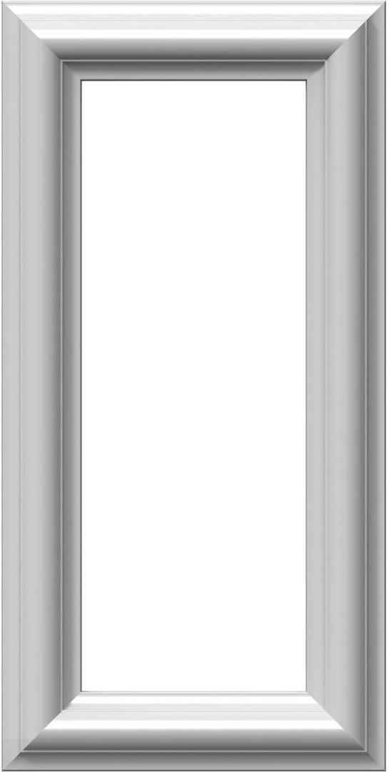 Ekena Millwork PNL08X16AS-01 8"W x 16"H x 1/2"P Ashford Molded Classic Wainscot Wall Panel