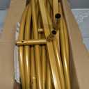 Metal Arch Backdrop Stand, 7.2FT+6FT Wedding Arch Frame, Gold Wedding Arch Backdrop Stand Set of 2, Balloon Arch Backdrop for Wedding Birthday Party Baby Shower Graduation Ceremony Decor