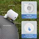 FLEXTAILGEAR Portable Air Pump for Inflatables, 2.82oz Classic Tiny Air Pump, Rechargeable Electric Air Pump to Inflate Deflate for Camping Gear Pool Floats Air Mattress