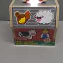 Melissa & Doug Take-Along Wooden Toy Barn, 11-Pc Portable Toddler Playset with Farm Animals & Pop-Up Roof, Preschool Learning Toys for Girls & Boys 2+