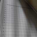 Crutello Fabric Cutting Table for Sewing Room - 48x24 inch Grid Top Folding Craft Table for Adults - Steel Folding Storage Legs for Sewing Machine, Hobby and Crafting Room