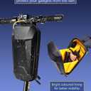 Scooter Storage Bag with USB Charging Port, Electric Scooter Handlebar Bags for Escooter, Electric Bike, Ebike