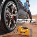 Cordless Tire Inflator Portable Air Compressor Tire Air Pump Compatible With Dewalt 20V Battery - LIVOWALNY 160PSI Auto Pump with Digital Pressure Gauge for Car Tires, Bicycle, Balloons (No Battery)